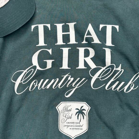 That Girl Country Club Matching Forest Green Lounge Set - Picture 3 of 5